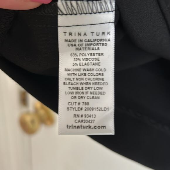 Trina Turk Frey 2 Slit Sleeve Top - Picture 7 of 8